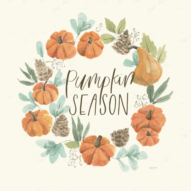 «Hello Pumpkin II» par Jenaya Jackson, reproduction sur toile tendue, H 30 po x l 30 po, Non, Toile tendue
