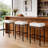 Triplehorn Backless Bar and Counter Stools Upholstered Seat for Comfort, Perfect for Kitchen or Dining Areas-935776916-935776921