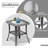 Harbin 7-piece Wicker/ Rattan Patio Conversation Set With Rocking Chairs-1478396841
