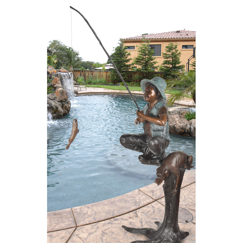 People Weather Resistant Metal Garden Statue