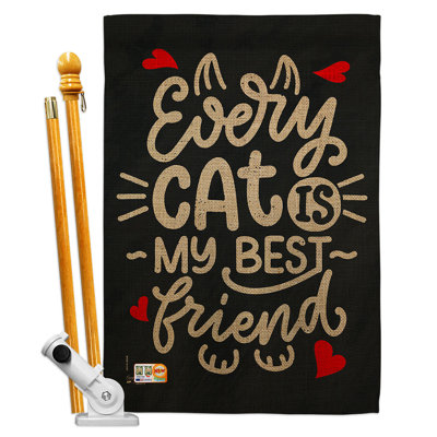Ensemble de 2 drapeaux en polyester 28 po x 40 po