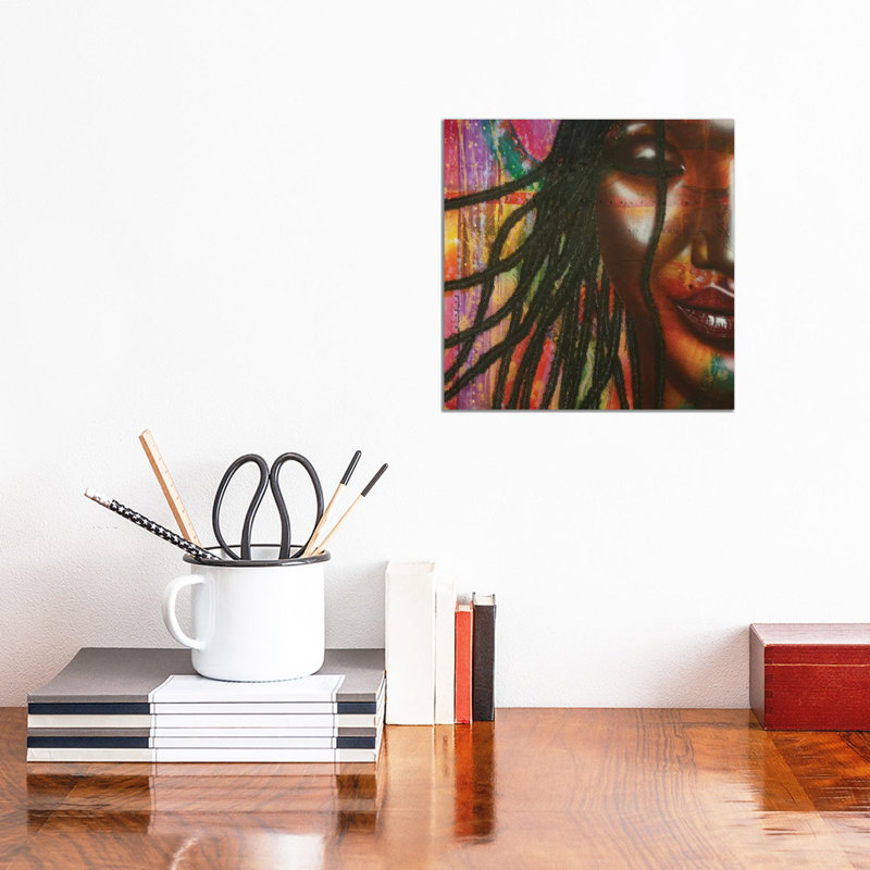 Rainbow Queen 1 Piece Wrapped Canvas Painting, 30.48 cm H x 30.48 cm W