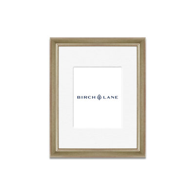 Wood Picture Frame with Mat