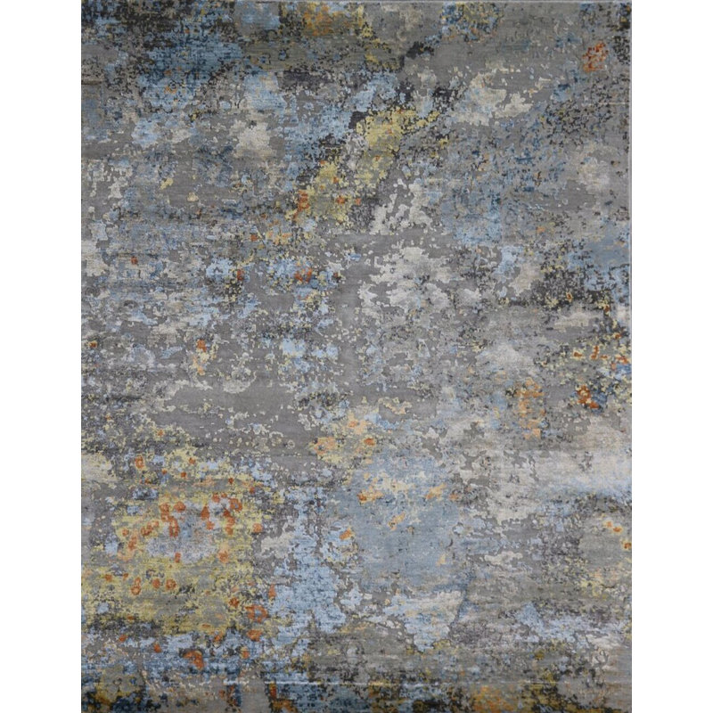 Tapis contemporain noué à la main Dover
