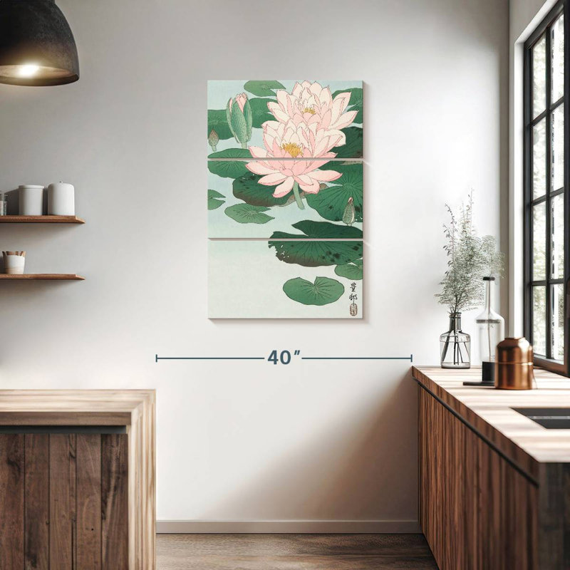 Harnek Flowering Water Lily, 38" H x 24" W