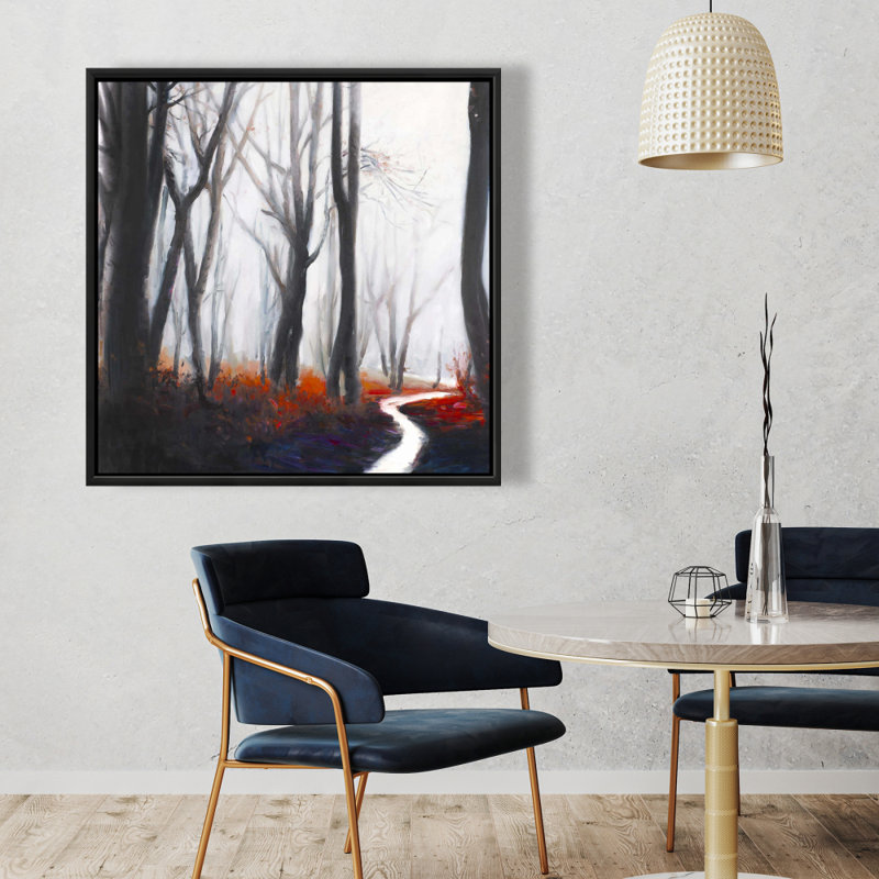 " Mysterious Forest With Stream "