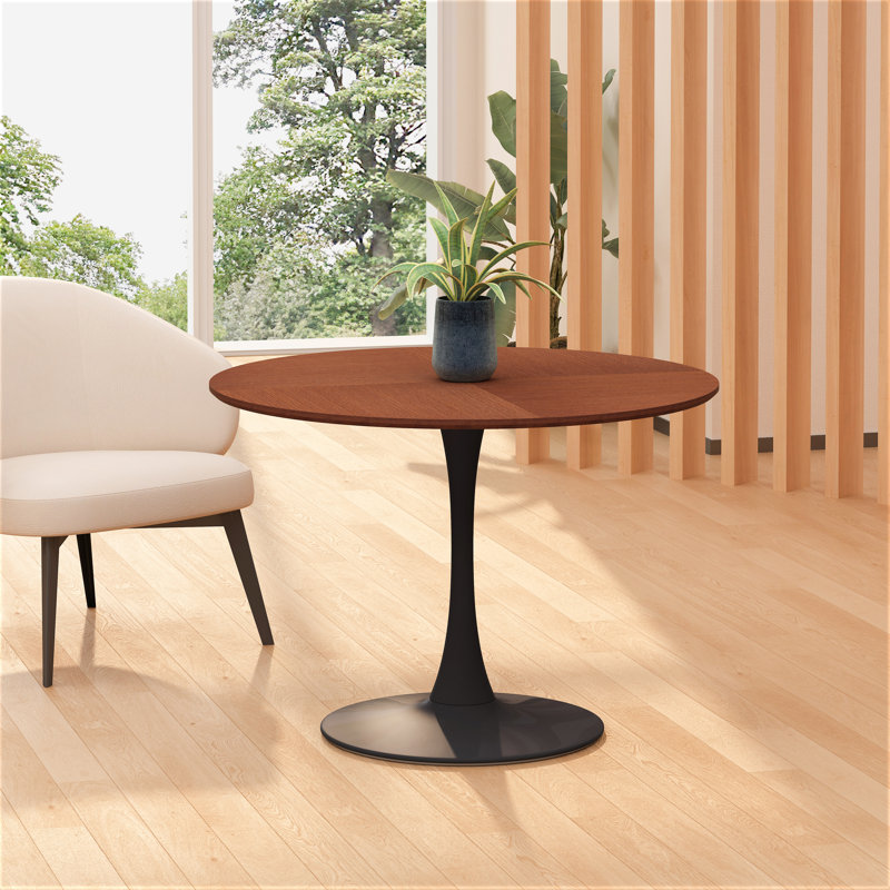 Table de salle à manger, Chêne, Noir