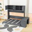 Queen Wood Murphy Bed with Built-in-Desk and Storage-146356608