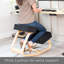 Chaise berçante en bois à genoux-99078748