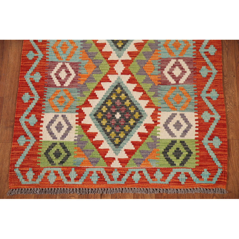 South Western Kilim Oriental Accent Rug 3x4