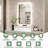 Soft Rounded Frameless Backlit LED Bathroom Vanity Mirror, Dimmable, Anti-Fog, 3 Color Temperatures, Tempered Glass, UL/ETL Certified-629434344