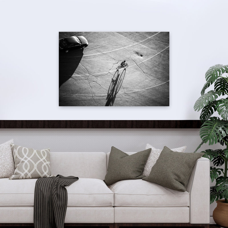 Reproduction d'art urbain contemporain urbain abstrait, H 32 po x l 48 po