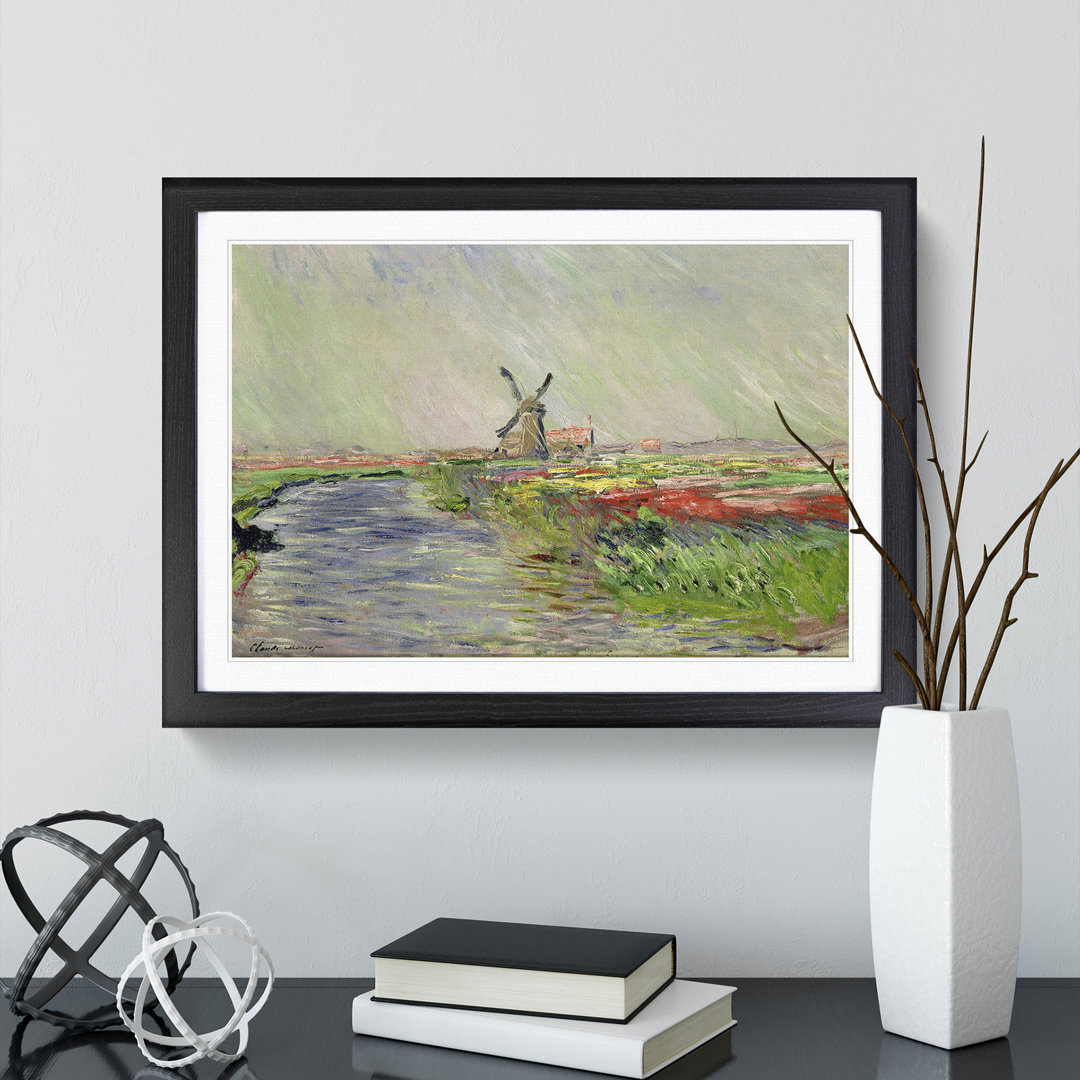 Field of Tulips, Holland by Claude Monet - Picture Frame Painting