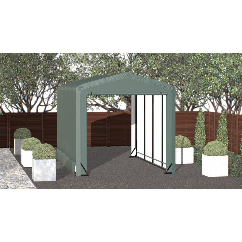 ShelterTube Wind and Snow-Load Rated Garage, 10x18x10 Green