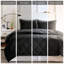 Ensemble d'édredon en duvet synthétique matelassé à motif de losanges Scotchgard King 3M-119922267-119922268