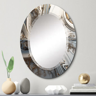 Kanto - Miroir mural moderne ovale