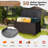 50 Gallon Outdoor Wicker Storage Box With Zippered Liner