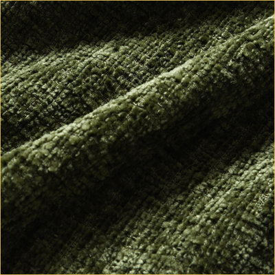 Sectional Sofa 116'' for Living Room No Assembly Legless Ottoman Modern Chenille | Sage Green | Chenille