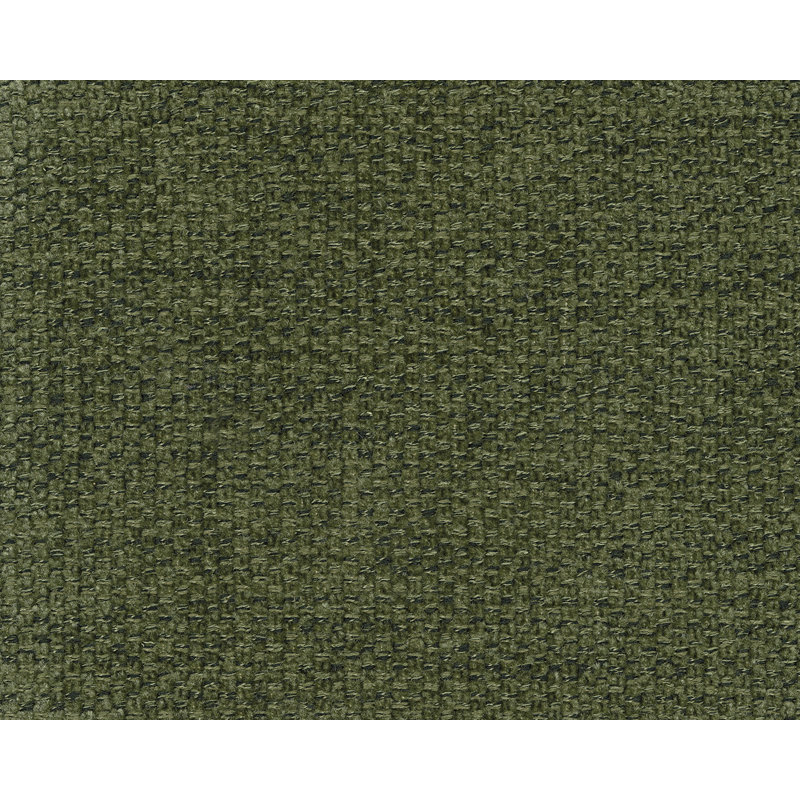 Upholstered Armchair, Green Fabric