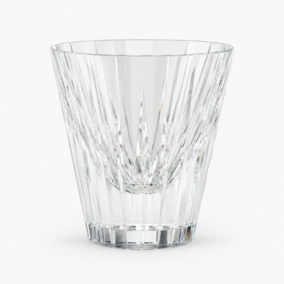 10 oz. Faceted Crystal Tumbler Glass