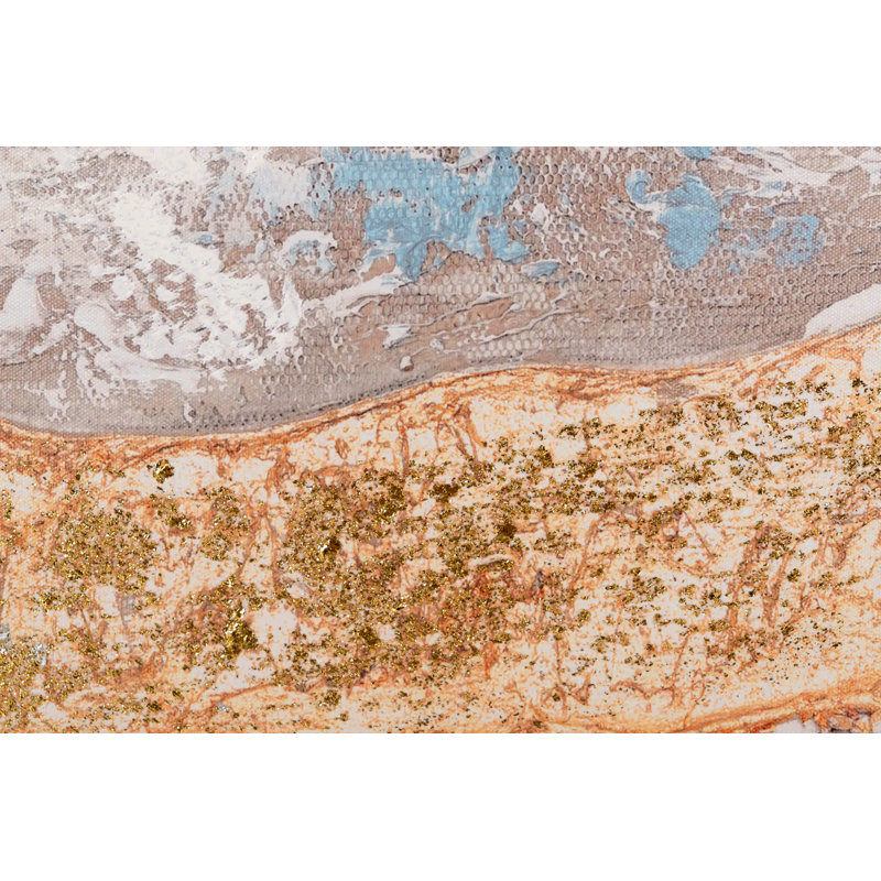 Abstract Set 2 Canvas 40% Hand Painted 40X3X80 Cm - 2 Piece Wrapped Canvas Print Set