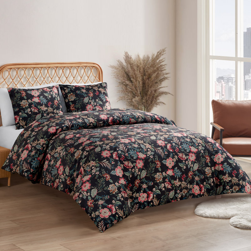 Jessica Simpson Arcadian Blooms Duvets, King + 2 King Pillow Shams