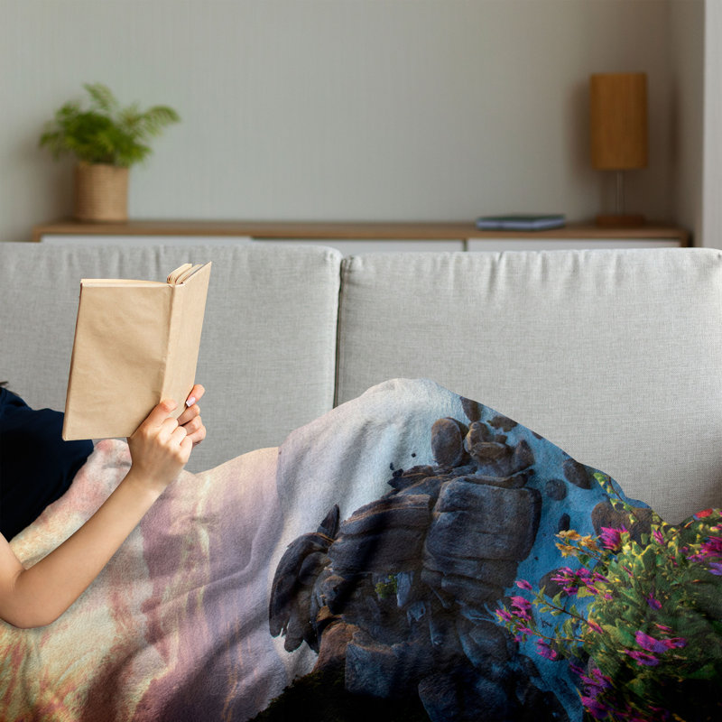Hand Woven Throw Blanket, 50" x 70"
