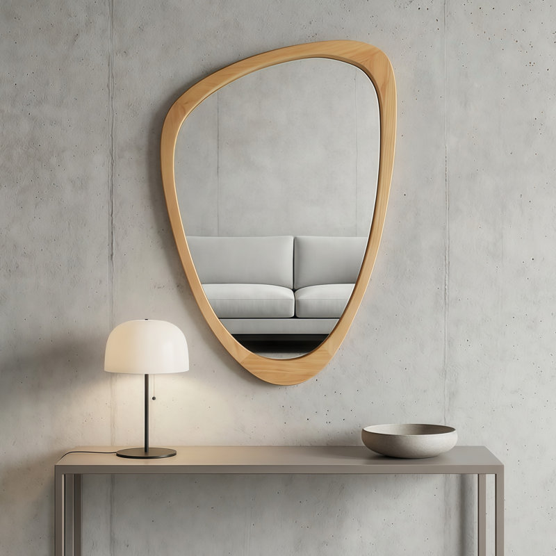Miroir décoratif 20 "X30", 30 po x 20 po, Chêne