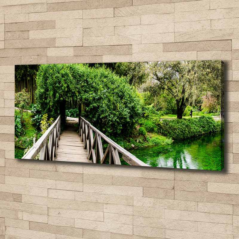 Bridge On The River - Wrapped Canvas Print