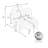 Small Sofa With Storage Ottoman, Small Sofa Bed 3 Pillows, Lazy Small Sofa Suitable For Small Space-812528981