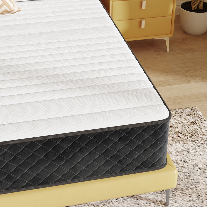 25cm Double Mattress Hybrid Pocket Sprung Memory Foam Skin-Friendly Individually Wrapped Coil Mattresses Medium Firm