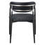 Fauteuil Gavan 2 pièces, similicuir noir