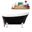 1699.3mm x 800.1mm Soaking Acrylic Bathtub-789989667-789989680