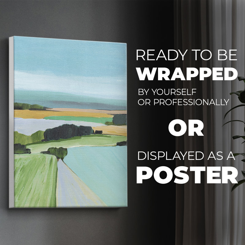 Couleurs vives de campagne III - Impression sur toile seulement - NON-CADRE, H 48 po x l 32 po
