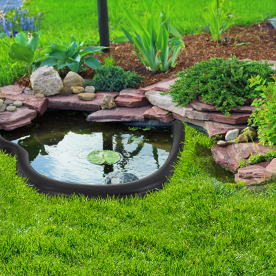 Algreen Rigid Plastic Pond Liner, 33 Gallon Base Accessory for Ponds - Avonlea