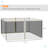 Replacement Mesh Sidewall Netting For Patio Gazebos And Canopy Tents