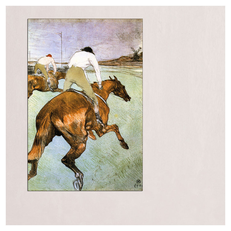 Henri De Toulouse-Lautrec - Wrapped Canvas Painting, 135cm H x 90cm W x 1.8cm D