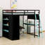 Lit mezzanine en bois-223592805