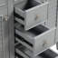 Meuble-lavabo gris 36 po