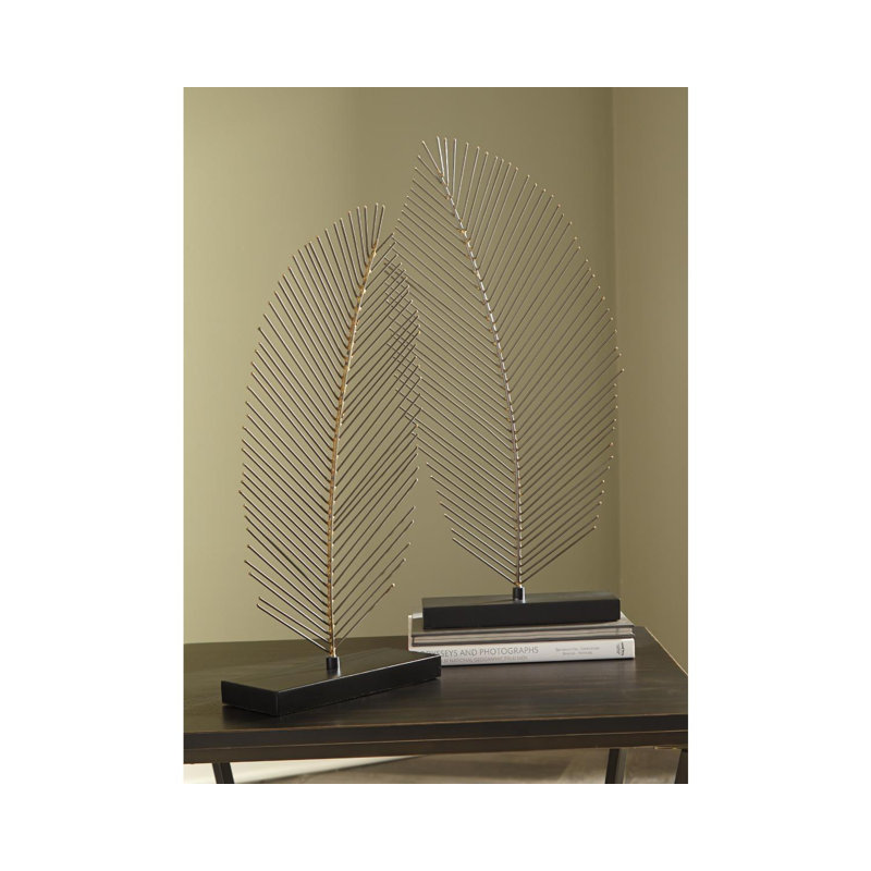 Ensemble de sculpture 2 pièces Reza, 28" H x 5" W x 14" D
