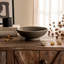 Versatile Handcrafted Decorative Bowl - Accent Bowl For Home Decor Perfect For Table Arrangement Or Everyday Styling - 12", Brown-1409821348