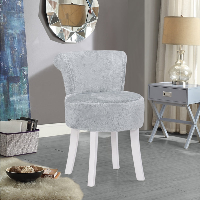 Solid + Manufactured Wood Accent Stool
