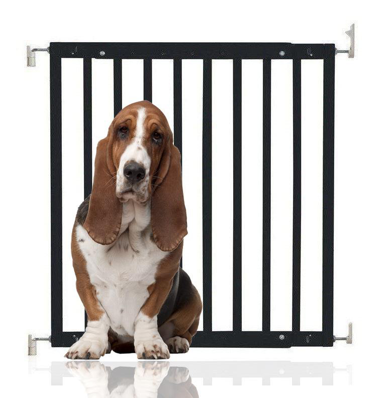 Odebolt Wood Pet Gate Accessory, Black Wood