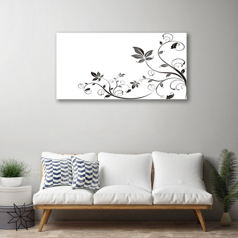 Art Abstract 1 Piece Wall Art on Glass