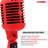 5 Core Retro Dynamic Vocal Iconic Microphone Vintage Style Classic Cardioid Unidirectional Mic