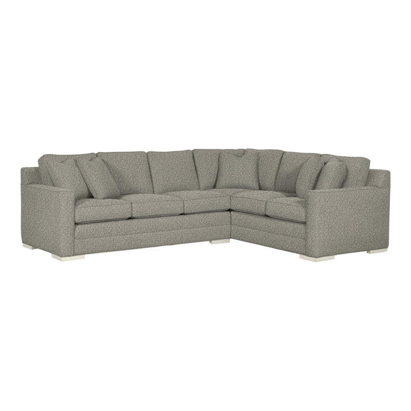Summerton Upholstered L-Shaped Sectional Right Hand Facing, Tuck Graphite, Wrenn