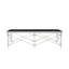 Spencer London Rectangular Nickel Cocktail Table