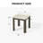 Nimbus 1-Piece Brown Aluminum Outdoor Side Table