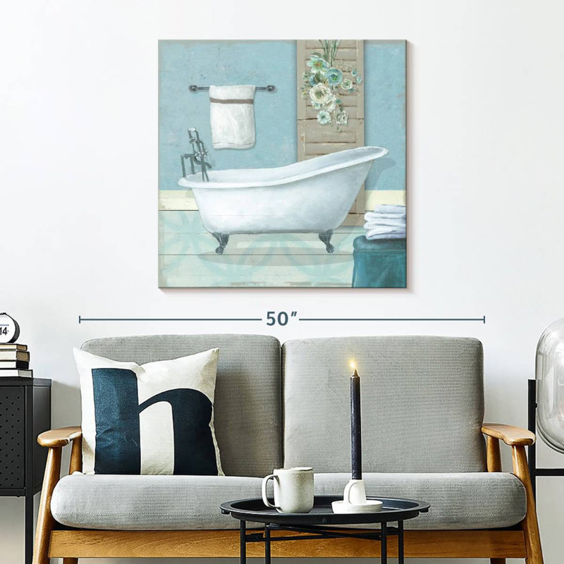 Bain bleu sarcelle Kerrick I, H 30 po x l 30 po