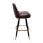 Tabouret de bar pivotant extérieur touffeté-117321615
